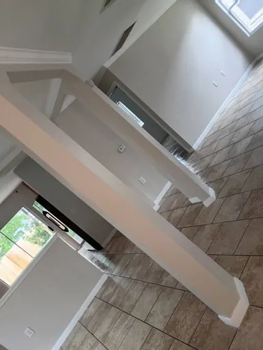 Interior entry and tile flooring